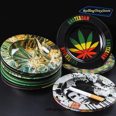 2022 Hot Circle Smoking Rolling Tray