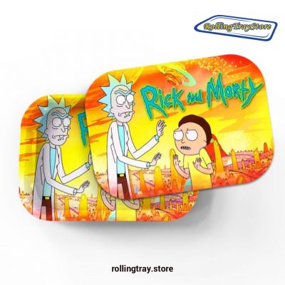 Classic Rick Morty Rolling Tray Lid Magnetic Cover