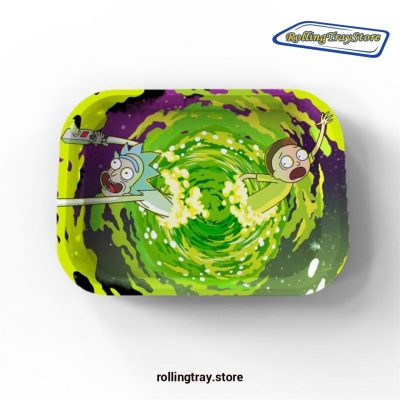 Rick & Morty Infinity Stones Metal Rolling Tray — Rolling Buddy
