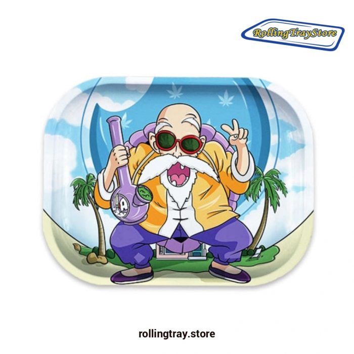 Mr. Roshi Dragon Ball Rolling Tray - 7Inch