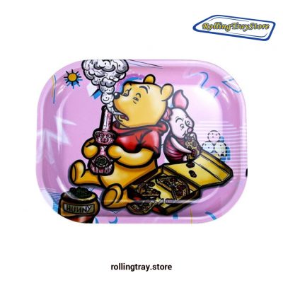 Pooh Bear Cartoon Rolling Tray - 7Inch