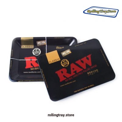 Raw Style Metal Rolling Tray Lid Magnetic Cover 1