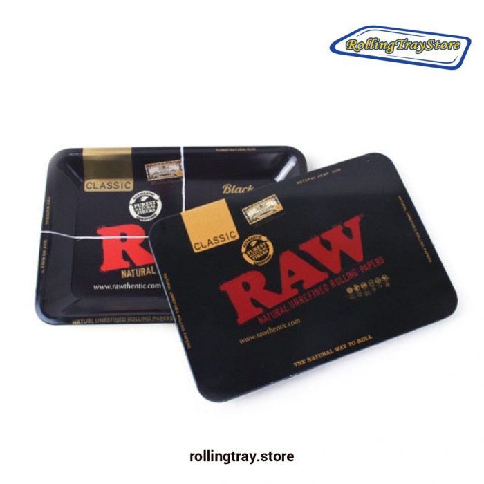 Raw Style Metal Rolling Tray Lid Magnetic Cover 1