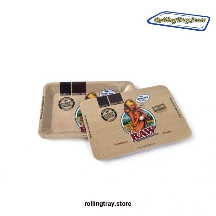 Raw Style Metal Rolling Tray Lid Magnetic Cover 2